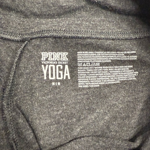 Victoria's Secret Black and Blue Joggers with Color-Block Design - Picture 7 of 8